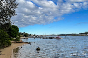 Private Jetty, Carpentertown, from Lakes Entrance Loop, Victoria Australia