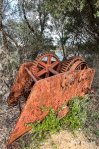 Old machine, The Relics Trail, Lakes Entrance Loop, Victoria Australia
