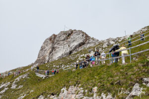 Walkers on the path, Pilatus, Switzerland