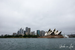 The Sydney Opera House on Sydney Harbour
