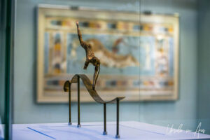 Bull-leaping sculpture, Heraklion Archaeological Museum, Crete Greece