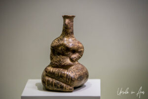 Small goddess figure, Heraklion ArchaeologicalMuseum, Crete Greece.