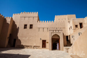 Inside the walls of Nizwa Fort, Oman.