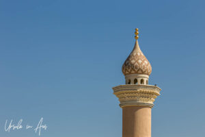 Detail: the top of the minaret of Al Qala'a Mosque, Nizwa Oman