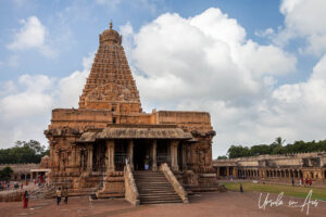 The Sanctum and the Nandi Mandapam, Brihadisvara Temple, Thanjavur India