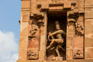 Colourful Nataraja statue, Brihadisvara Temple, Thanjavur India