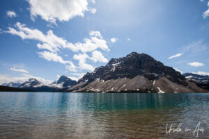 South over Bow Lake, Highway 93N, Banff Alberta Canada