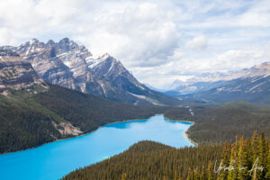 Landscape: Overlooking Peyto Lake, Banff National Park, Canada