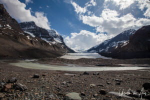 Athabasca Glacier from the walk, Jasper Alberta Canada