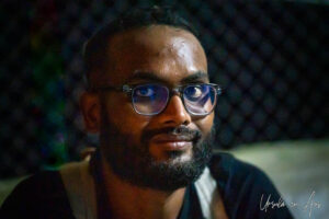 Portrait: Young man, Kunjapuri Temple, Uttarakhand, India