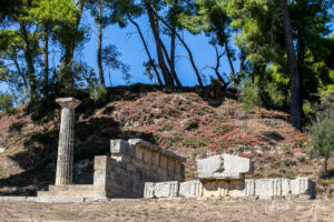 Treasury of Sicyon, Olympia Greece.