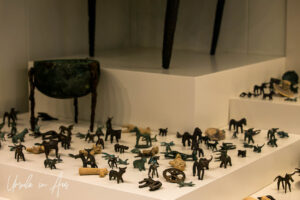Bronze miniature animals, Museum of Olympia, Greece