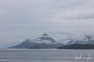 Rainy weather, the Inside Passage, Canada.