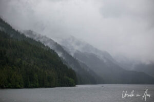 Rainy weather, the Inside Passage, Canada.
