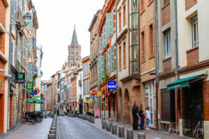Rue du Taur in Toulouse, France
