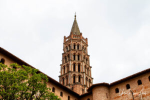 Bell tower, Basilique Saint-Sernin de Toulouse, France