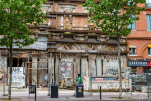 Empty buildings, Toulouse France