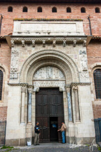The Miègeville gate to the Abbey, Basilique Saint-Sernin de Toulouse, France