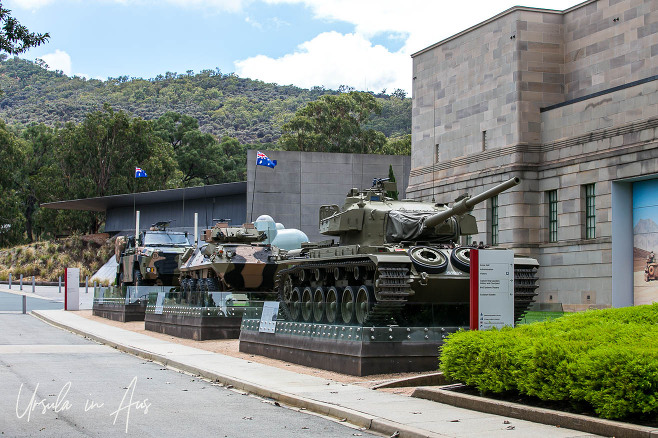 Tanks, the Australian War Museum, Canberra.