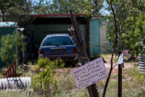 Mineral claim notice, Grawin, NSW Australia