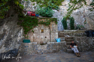 In the Prodromou Monastery courtyard, Stemnitsa, Greece