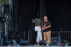Chief Wedlidi Speck on the main stage, Vancouver Island Musicfest, Comox BC Canada
