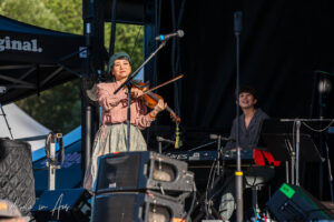 Yunjeong Jo on violin with Second Moon, Vancouver Island Musicfest, Comox BC Canada