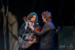 The Milk Carton Kids on stage, Vancouver Island Musicfest, Comox BC Canada