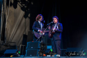 The Milk Carton Kids on stage, Vancouver Island Musicfest, Comox BC Canada