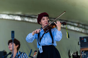 Yunjeong Jo on the Grierson Stage, Vancouver Island Musicfest, Comox BC Canada.