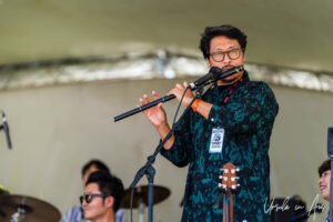Hyunbo Kim on the Grierson Stage, Vancouver Island Musicfest, Comox BC Canada.