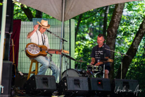 Lester Quitzau was on the Crossroads Stage, Vancouver Island Musicfest, Comox BC Canada.
