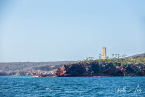 Boyds Tower on Red Point Eden from the water, NSW Australia