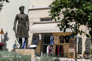 Statue of Yannis Makriyannis, Plaka Greece