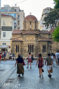 The Church of Panagia Kapnikarea, Ermou Athens Greece