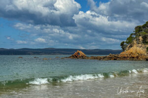 Waves on Cocora Beach, Eden Australia