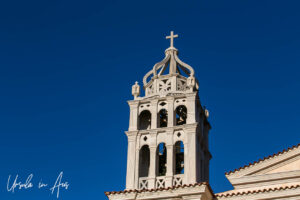 Bell tower, Church of Agia Triada, Lefkes Paros Greece.