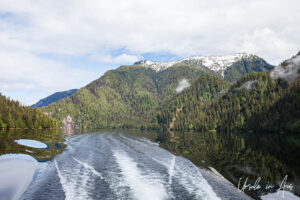 Mountains around Khutzeymateen Chanel, BC Canada