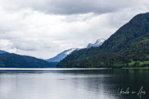 Mountains around Khutzeymateen Chanel, BC Canada