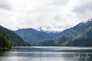 Mountains around Khutzeymateen Chanel, BC Canada