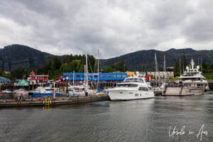 Ships in Prince Rupert Harbour, BC Canada