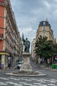 Joan Of Arc statue, Boulevard Saint-Marcel, Paris France
