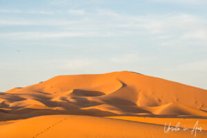 Sand dunes in Erg Chebb, Morocco.
