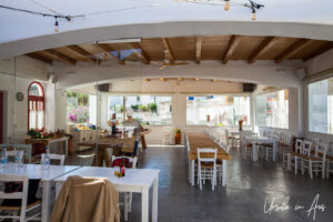 Inside Platia Restaurant, Naxos Greece