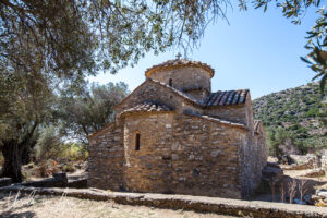 Church of Saint George Diasoritis, Halki Naxos Greece.