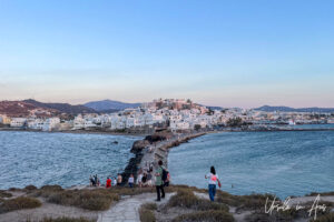 View of Naxos from the Temple of Apollo, Greece