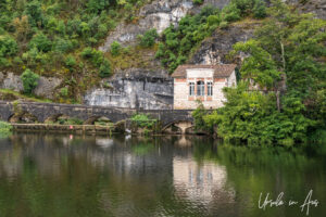 Building at the Fontaine des Chartreux, Cahors France
