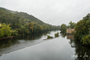 The Lot River from the Pont Valentré, Cahors France