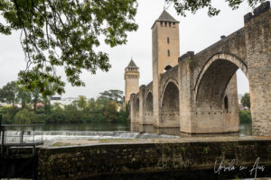 Pont Valentré from Avenue Mermoz Collinot, Cahors France