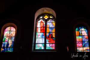 Contemporary stained glass, Cahors Cathedral, France